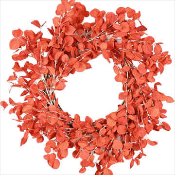 Handcrafted Faux Eucalyptus 24'' Wreath fall wreath front door wreath fall decorations